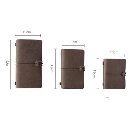 Crazy Horse Leather Business Notebooks High-grade Diary