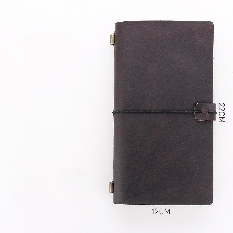 Crazy Horse Leather Business Notebooks High-grade Diary